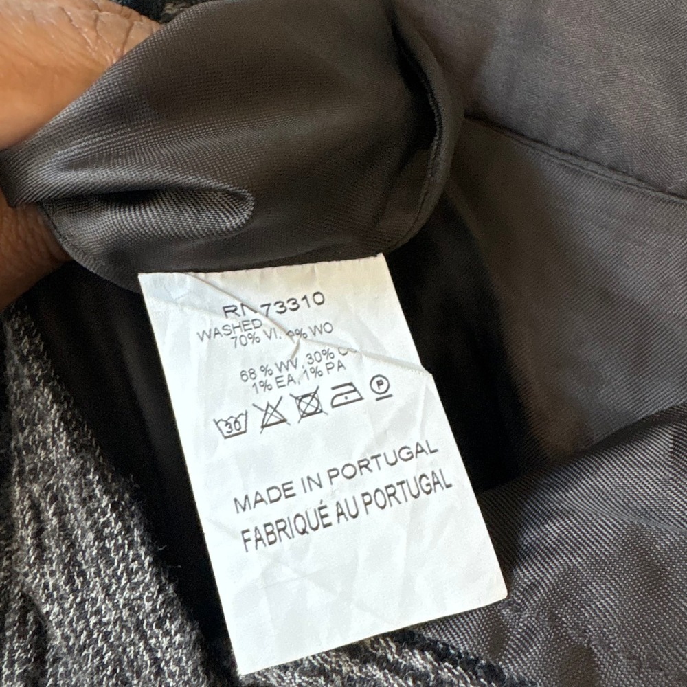 Ivan Grundahl Copenhagen Wool Blend Wide Leg Cropped Trousers Grey Size 38‎ - Picture 8 of 8